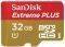 SANDISK SDSDQX-032G EXTREME PLUS 32GB MICRO SDHC UHS-I CLASS 1