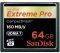 SANDISK SDCFXPS-064G-X46 EXTREME PRO 64GB COMPACT FLASH UDMA-7 MEMORY CARD