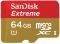 SANDISK SDSDQXL-064G EXTREME 64GB MICRO SDXC ...