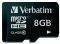 VERBATIM 44012 MICROSDHC 8GB CLASS 10