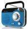 SOUNDMASTER TR410BL PORTABLE AM/FM RADIO BLUE