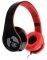 NATEC NSM-0464 MUSIC HEADPHONES EAGLE BLACK/RED