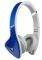 MONSTER DNA ON-EAR HEADPHONES APPLE CONTROLTALK COBALT BLUE OVER LIGHT GREY