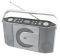 SOUNDMASTER RCD1750SI STEREO UKW/CD PLL-RADIO WITH MP3-CD PLAYER SILVER