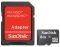 SANDISK SDSDQM-008G-B35A 8GB MICRO SDHC CLASS 4 WITH ADAPTER