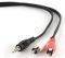 CABLEXPERT CCA-458-15M 3.5MM STEREO TO RCA PLUG CABLE 15M