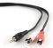 CABLEXPERT CCA-458-5M 3.5MM STEREO TO RCA PLUG CABLE 5M CABLEXPERT CCA-458-5M 3.5MM STEREO TO RCA PLUG CABLE 5M