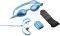 LENCO XEMIO-1000 8GB WATERPROOF MP3 PLAYER WITH GOGGLES BLUE