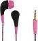 HAMA 93066 NEON IN-EAR STEREO EARPHONES PINK