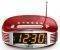 AKAI AR400RD DIGITAL ALARM CLOCK RADIO RED