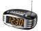 AKAI AR400 DIGITAL ALARM CLOCK RADIO BLACK