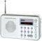 AKAI DR002A-521 USB PORTABLE RADIO SILVER WHI...
