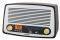 CAMRY CR1126 RETRO RADIO FM/AM WITH MP3 PLAYER USB/SD BLACK