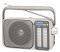 PANASONIC RF-2400D PORTABLE AM/FM RADIO SILVE...
