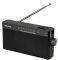 SONY ICF-306 PORTABLE AM/FM RADIO BLACK SONY ICF-306 PORTABLE AM/FM RADIO BLACK