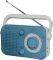 CAMRY CR1152B RADIO AM/FM BLUE