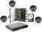 DVR HYBRID GN-H2008M + 4X AVTECH KPC133ZBP + ...