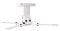 MELICONI 480804 PRO 100 PROJECTOR CEILING MOU...