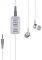 NOKIA HS-44 HANDS FREE STEREO 3.5MM/2.5MM SILVER
