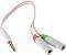 SANDBERG HEADSET CONVERTER DUAL - SINGLE JACK