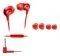 PHILIPS SHE3705RD/00 IN-EAR HEADPHONES WITH MIC RED