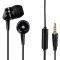 HAMA 135621 BASIC4PHONE IN-EAR STEREO HEADPHONES WITH MIC BLACK