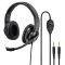 HAMA 139925 HS-P300 PC OFFICE HEADSET, STEREO, BLACK