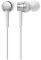 AUDIO TECHNICA ATH-CKR30ISSV SONICFUEL IN-EAR HEADPHONES WITH IN-LINE MIC & CONTROL SILVER/WHITE