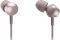 PANASONIC RP-TCM360E-P CANAL TYPE IN-EAR HEADPHONES WITH MIC PINK