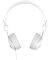 HAMA 184017 FUN4PHONE ON-EAR STEREO HEADSET WHITE