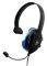 TURTLE BEACH RECON CHAT FOR PS4 BLACK/BLUE OVER-EAR HEADSET TBS-3345-02