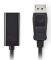 NEDIS CCGP37150BK02 DISPLAYPORT - HDMI CABLE DISPLAYPORT MALE - HDMI OUPUT 0.2M BLACK