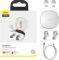 BASEUS WM01 PLUS ENCOK TWS TRUE WIRELESS BLUETOOTH HEADSET WHITE