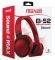 BLUETOOTH HEADPHONES MAXELL BTB52 RED