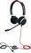 HEADPHONES JABRA EVOLVE 40 STEREO, MICROPHONE, BLACK