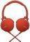 SONY MDR-XB550APR EXTRA BASS HEADPHONES RED