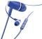 HAMA 184009 HAMA JOY HEADPHONES, IN-EAR, MICROPHONE FLAT RIBBON CABLE BLUE