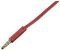 HAMA 184010 JOY HEADPHONES IN-EAR MICROPHONE FLAT RIBBON CABLE RED