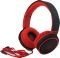 HEADPHONES WITH MICROPHONE MAXELL B52 BLACK AND RED