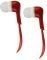 ESPERANZA EH146R STEREO EARPHONES LOLLIPOP RED