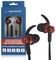 ESPERANZA EH201 EARPHONES WITH MICROPHONE AND VOLUME CONTROL EH201 BLACK/RED