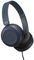 JVC HA-S31M FOLDABLE ON-EAR HEADPHONES WITH MICROPHONE BLUE