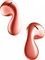  BLUETOOTH HUAWEI FREEBUDS 5 CORAL ORANGE 55036455