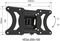 OSIO OSM-7825 TV WALL MOUNT BRACKET 10-32''