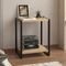 ΚΟΜΟΔIΝΟ MEGAPAP GINA SAPPHIRE OAK/ΜΑYΡΟ (39 X 30 X 48 CM) ΚΟΜΟΔIΝΟ MEGAPAP GINA SAPPHIRE OAK/ΜΑYΡΟ (39 X 30 X 48 CM)