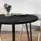 ΤΡΑΠΕΖΙ MEGAPAP XANA BLACK WOOD (Φ90 X 77.5 CM) ΤΡΑΠΕΖΙ MEGAPAP XANA BLACK WOOD (Φ90 X 77.5 CM)