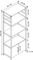 ������ �������� MEGAPAP AGERO ������� (56.1 X 30 X 138.3 CM).