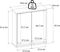 ΚΑΘΡΕΠΤΗΣ ΜΠΑΝΙΟΥ MEGAPAP LILIAN ATLANTIC PINE (59.60 X 14.60 X 65 CM) ΚΑΘΡΕΠΤΗΣ ΜΠΑΝΙΟΥ MEGAPAP LILIAN ATLANTIC PINE (59.60 X 14.60 X 65 CM)