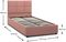 ΚΡΕΒΑΤΙ MEGAPAP KINGSTON MELON PINK (120 X 200 CM) ΚΡΕΒΑΤΙ MEGAPAP KINGSTON MELON PINK (120 X 200 CM)