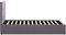 ΚΡΕΒΑΤΙ MEGAPAP KINGSTON ΓΚΡΙ (120 X 200 CM) ΚΡΕΒΑΤΙ MEGAPAP KINGSTON ΓΚΡΙ (120 X 200 CM)